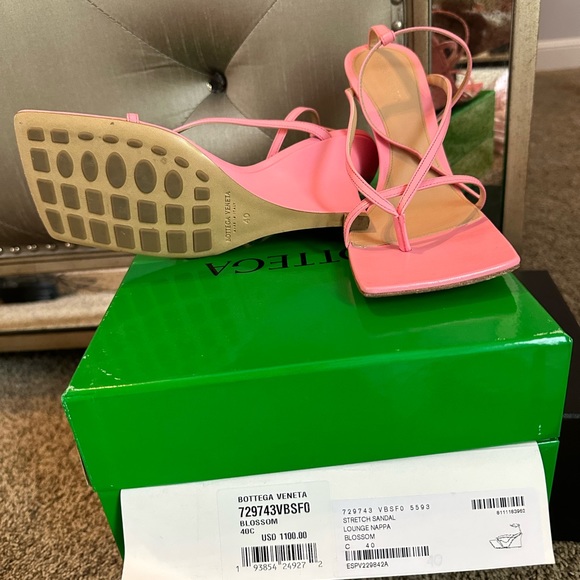 Bottega Veneta Stretch Multistrap Wedge Sandal - Picture 3 of 5